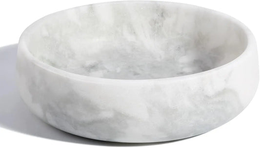 Heavy Duty Large Non-Slip Marble Dog Bowl