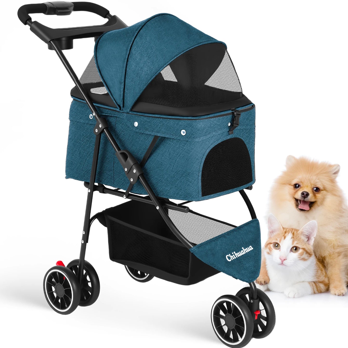 Portable Travel Foldable Dog Cat Carrier Strolling
