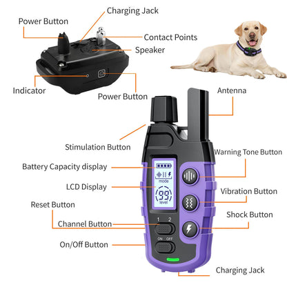 3300Ft Remote Control Electric Dog Training Collar