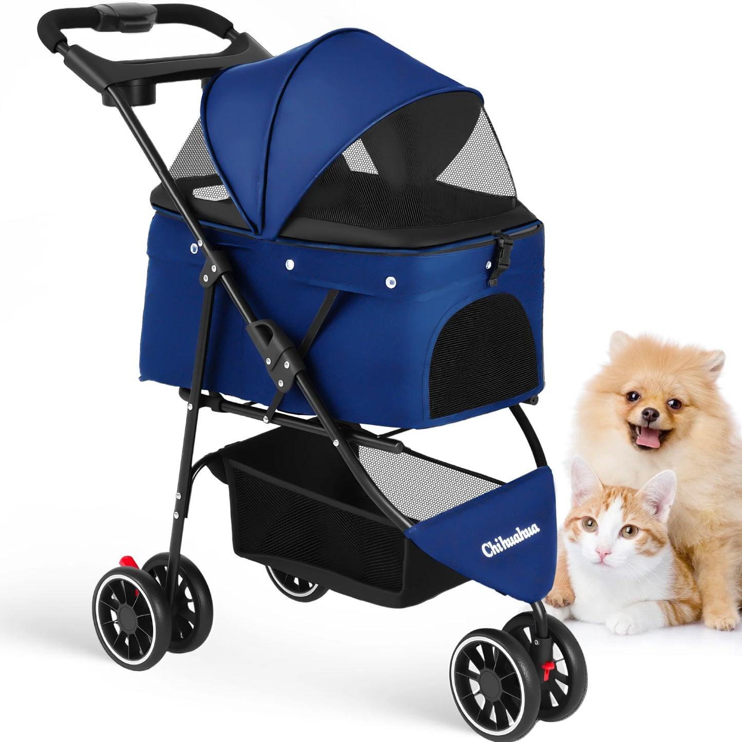 Portable Travel Foldable Dog Cat Carrier Strolling