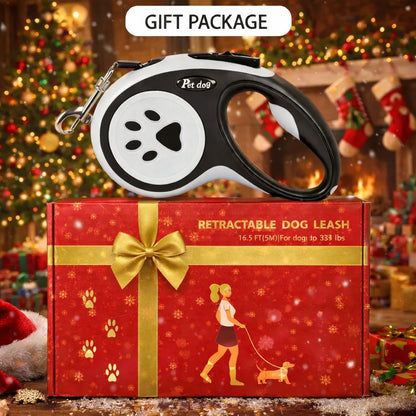 Retractable Dog Leash with 360° Tangle-Free Design