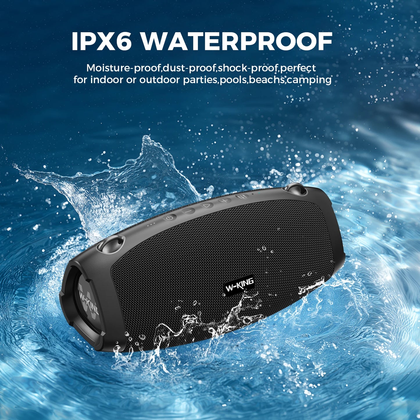 Portable Waterproof Outdoor Wireless Bluetooth Speakers