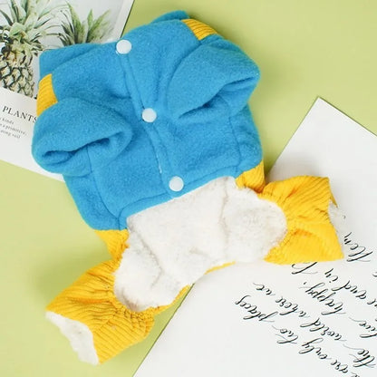 Cat Clothing for Winter for WarmthAnti-fur Shedding