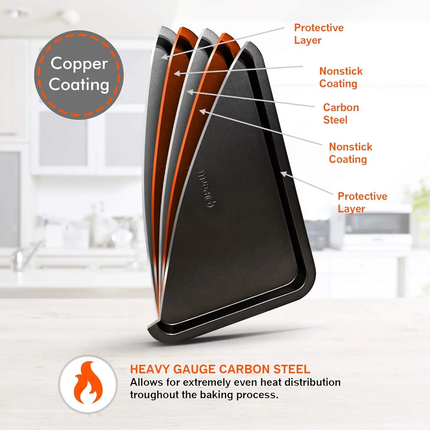 10-Piece Nonstick Carbon Steel Baking Pan Set