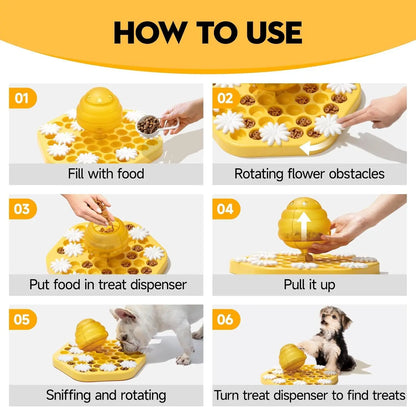 Dog Puzzle Feeder Toys for IQ Training