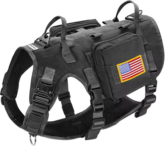 No-Pull Medium Tactical Dog Harness with Handle