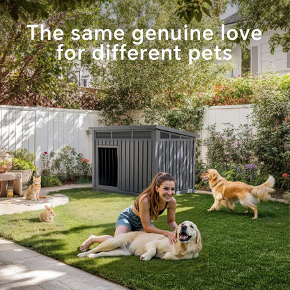 Waterproof Dog House for Small/Medium Dogs