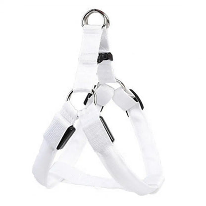 Adjustable LED Pet Harness USB Rechargeable Light
