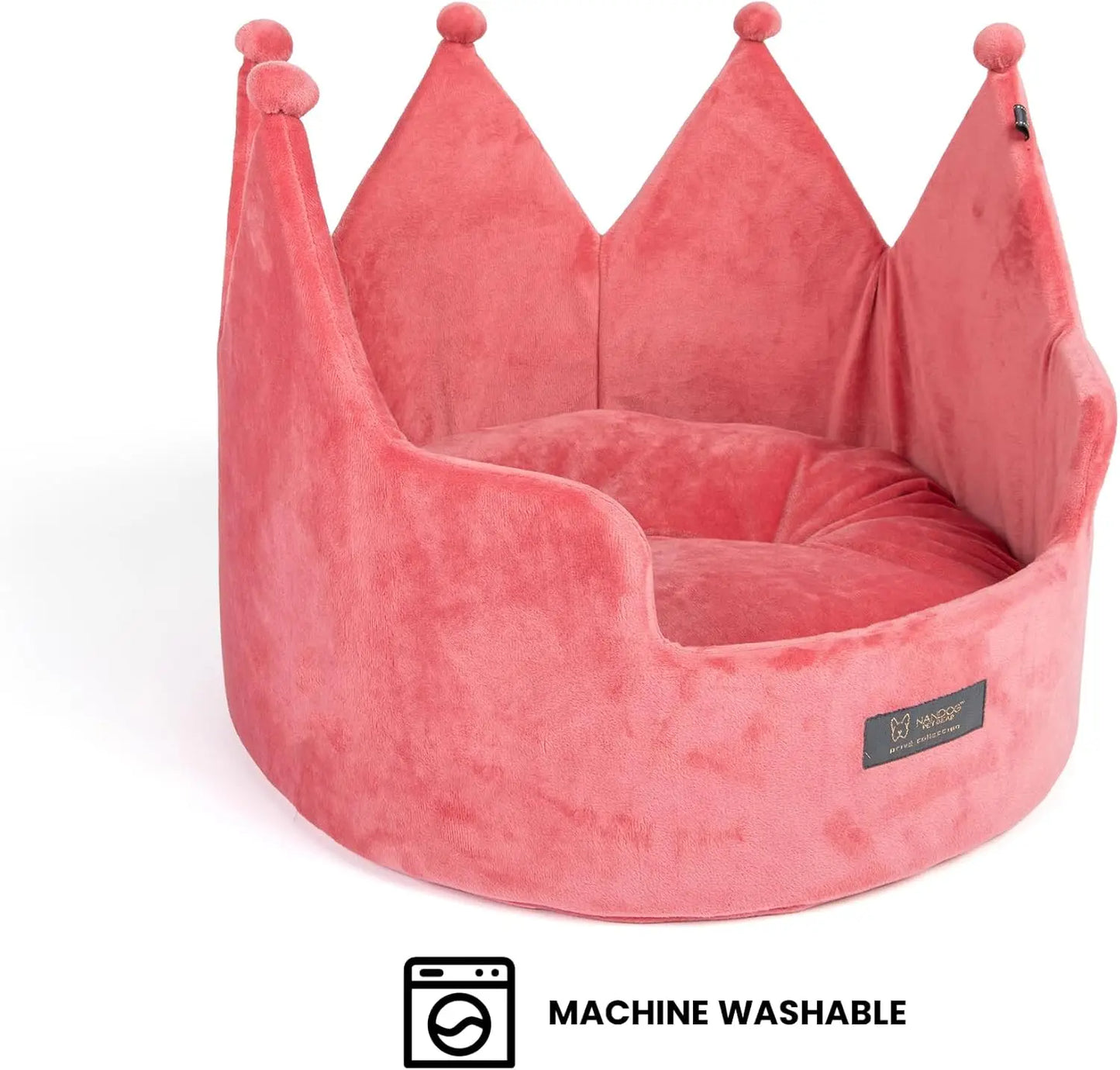 Cozy Crown Pet Bed for Small Pets
