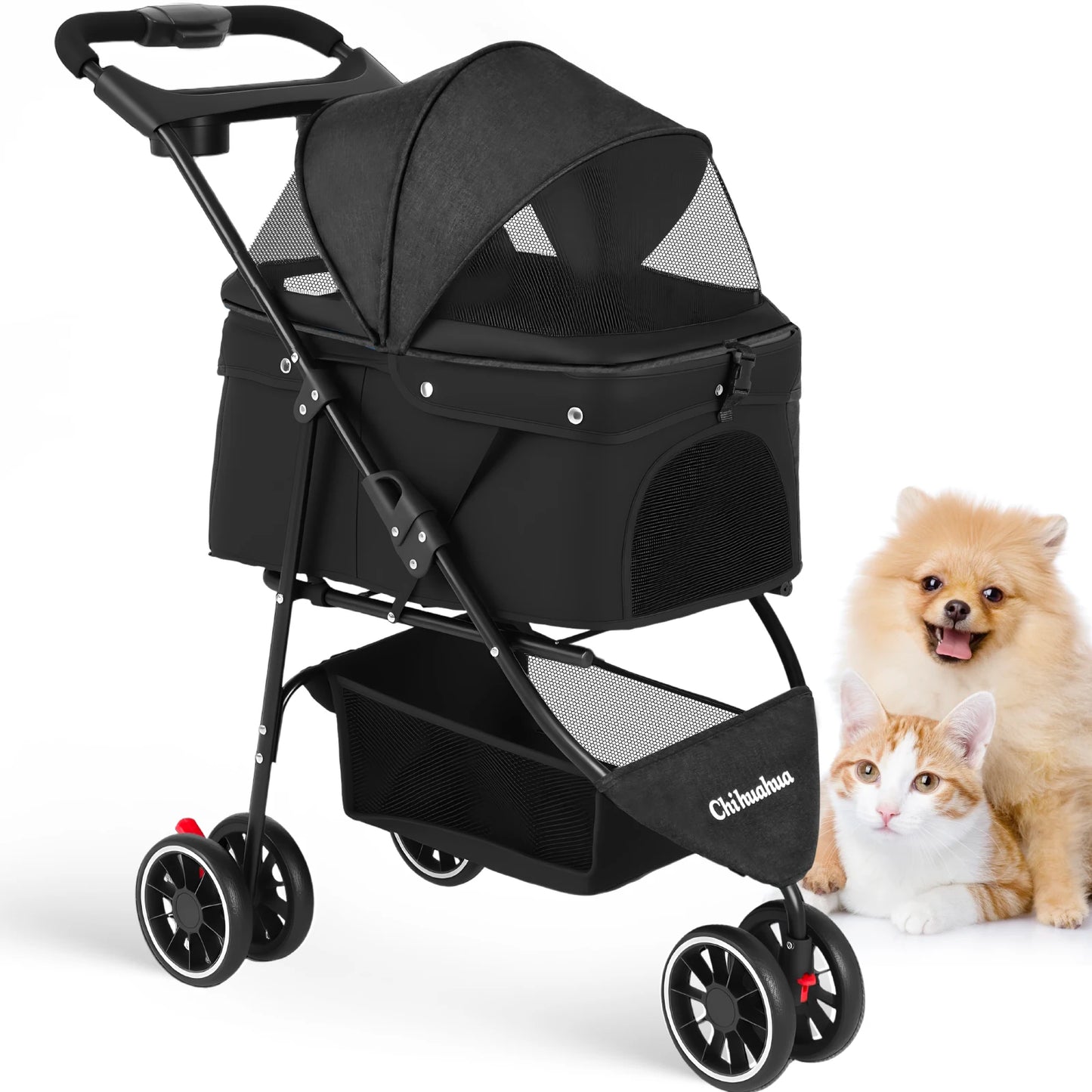 Portable Travel Foldable Dog Cat Carrier Strolling