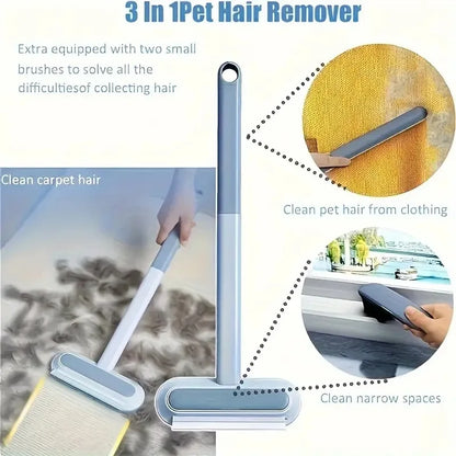 Reusable Pet Hair Remover Roller – Quick Clean for Couch, Carpet & Furniture