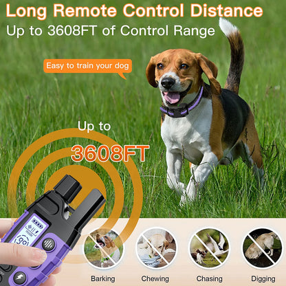 3300Ft Remote Control Electric Dog Training Collar