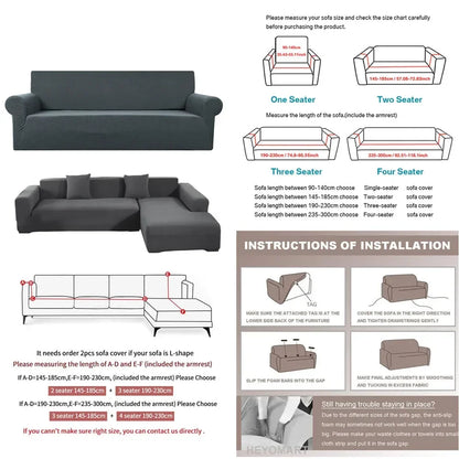 Washable Pets Friendly Stretch Couch Furniture Protector