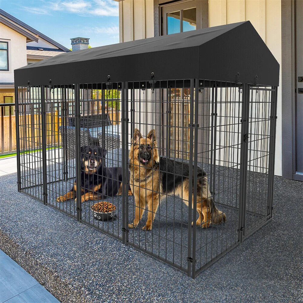 Large Dog Kennel/Playpen Pet Run with Roof