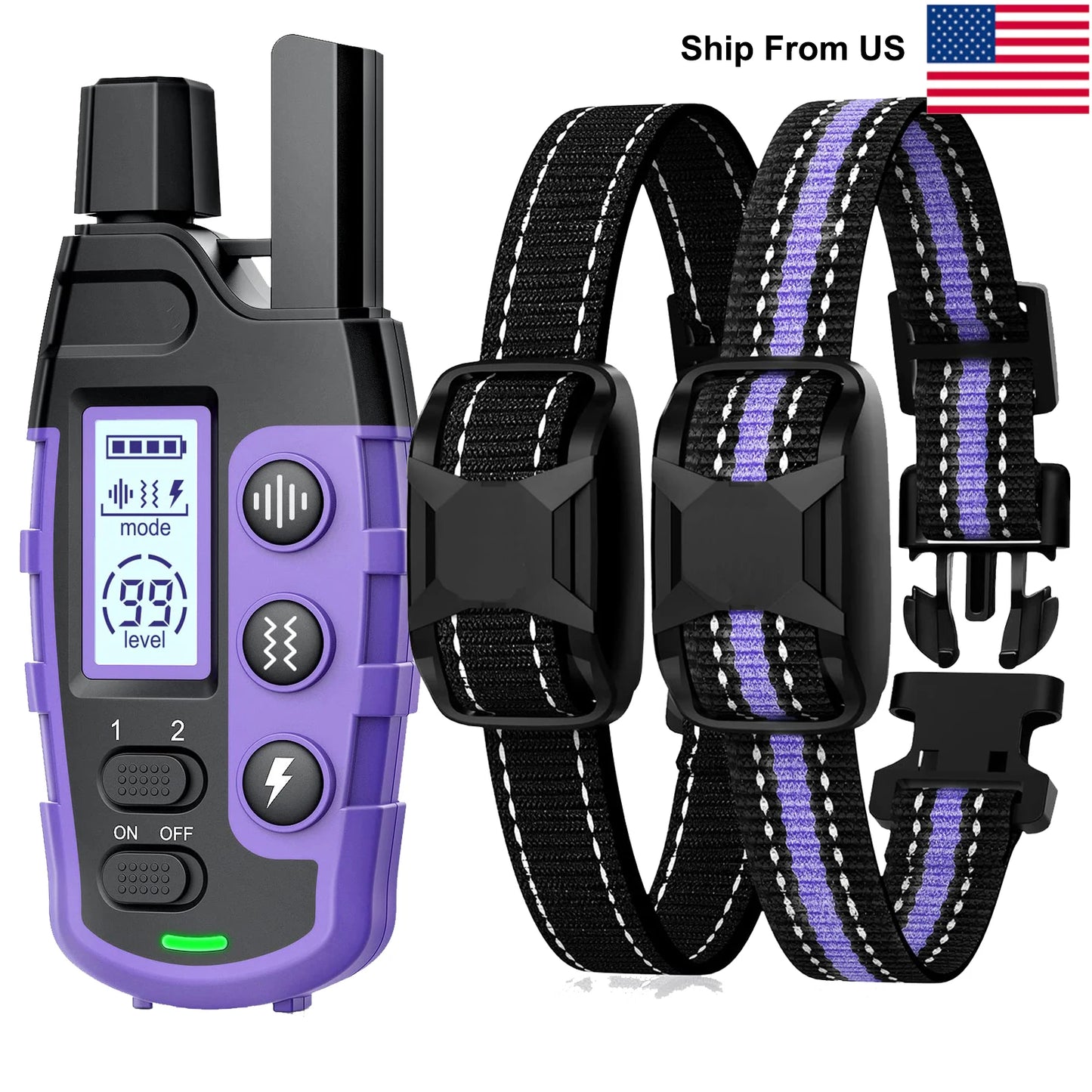 3300Ft Remote Control Electric Dog Training Collar