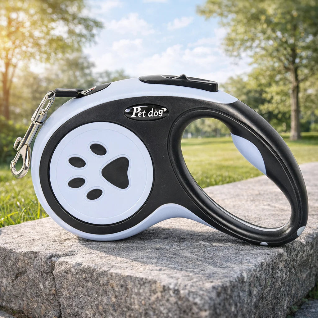 Retractable Dog Leash with 360° Tangle-Free Design