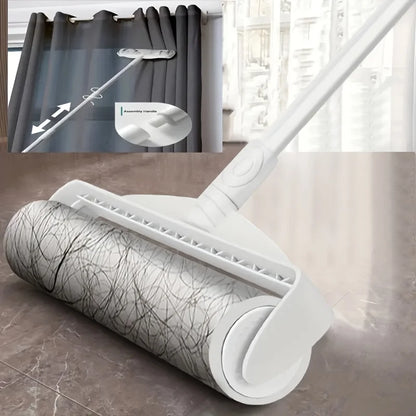 Extendable Pet Hair Roller – Fast Fur Removal for Furniture & Floors