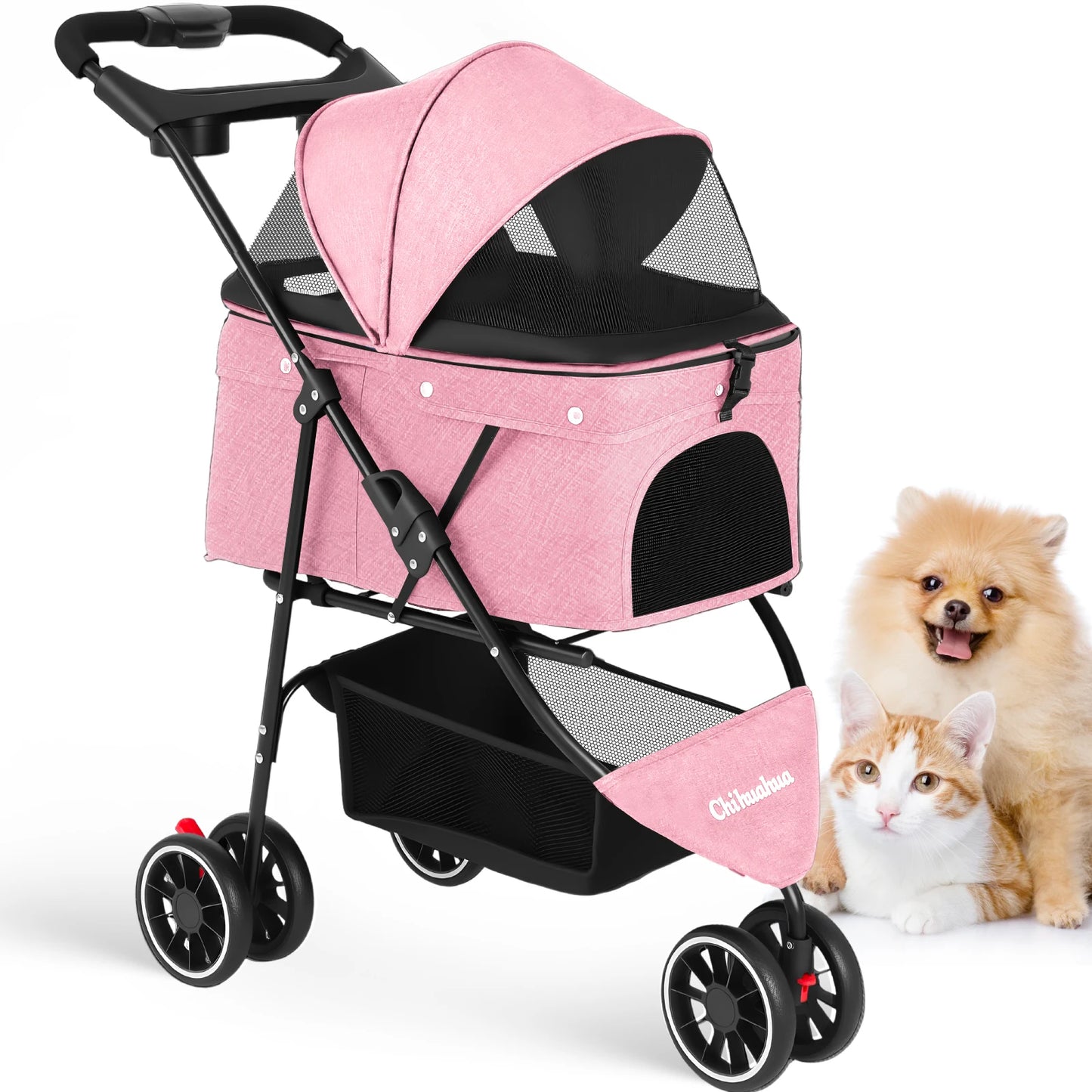 Portable Travel Foldable Dog Cat Carrier Strolling