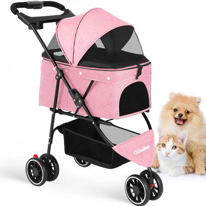 Portable Travel Foldable Dog Cat Carrier Strolling
