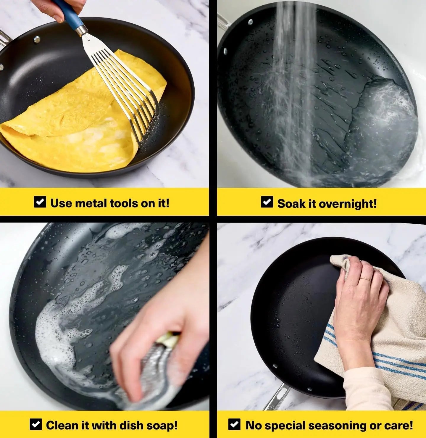 Naturally Nonstick Surface Carbon Steel Frying