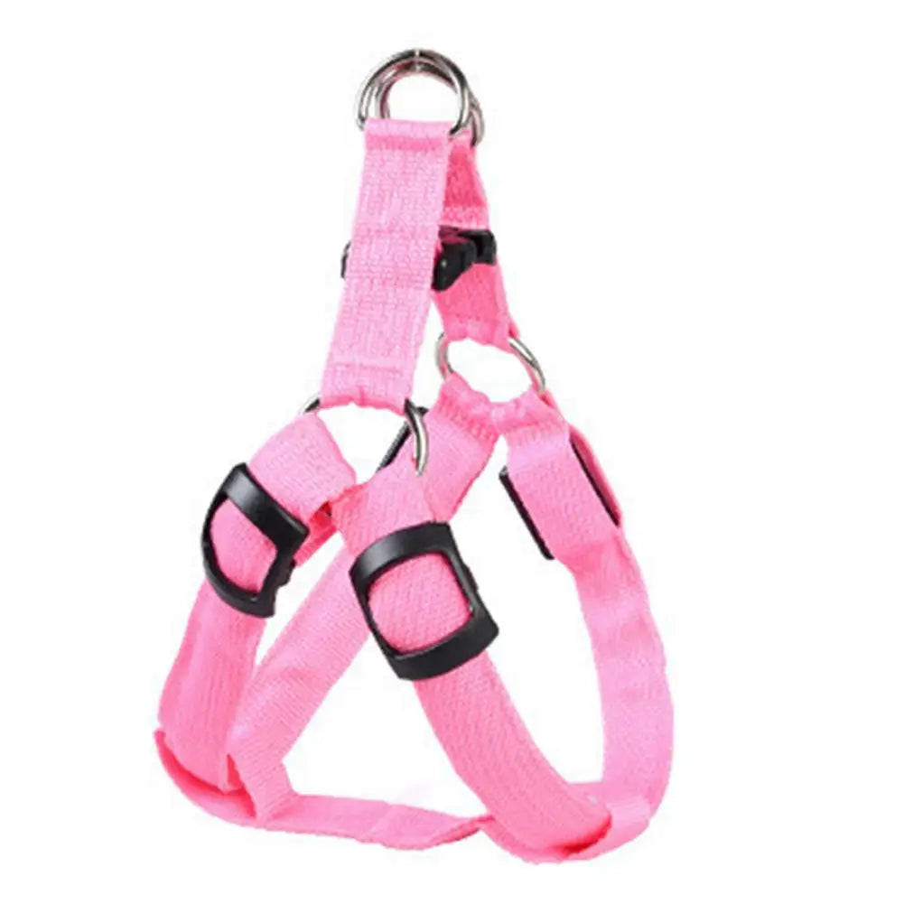 Adjustable LED Pet Harness USB Rechargeable Light