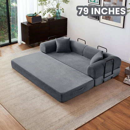 Boneless Couch Foldable Convertible Futon Sleeper Sofa