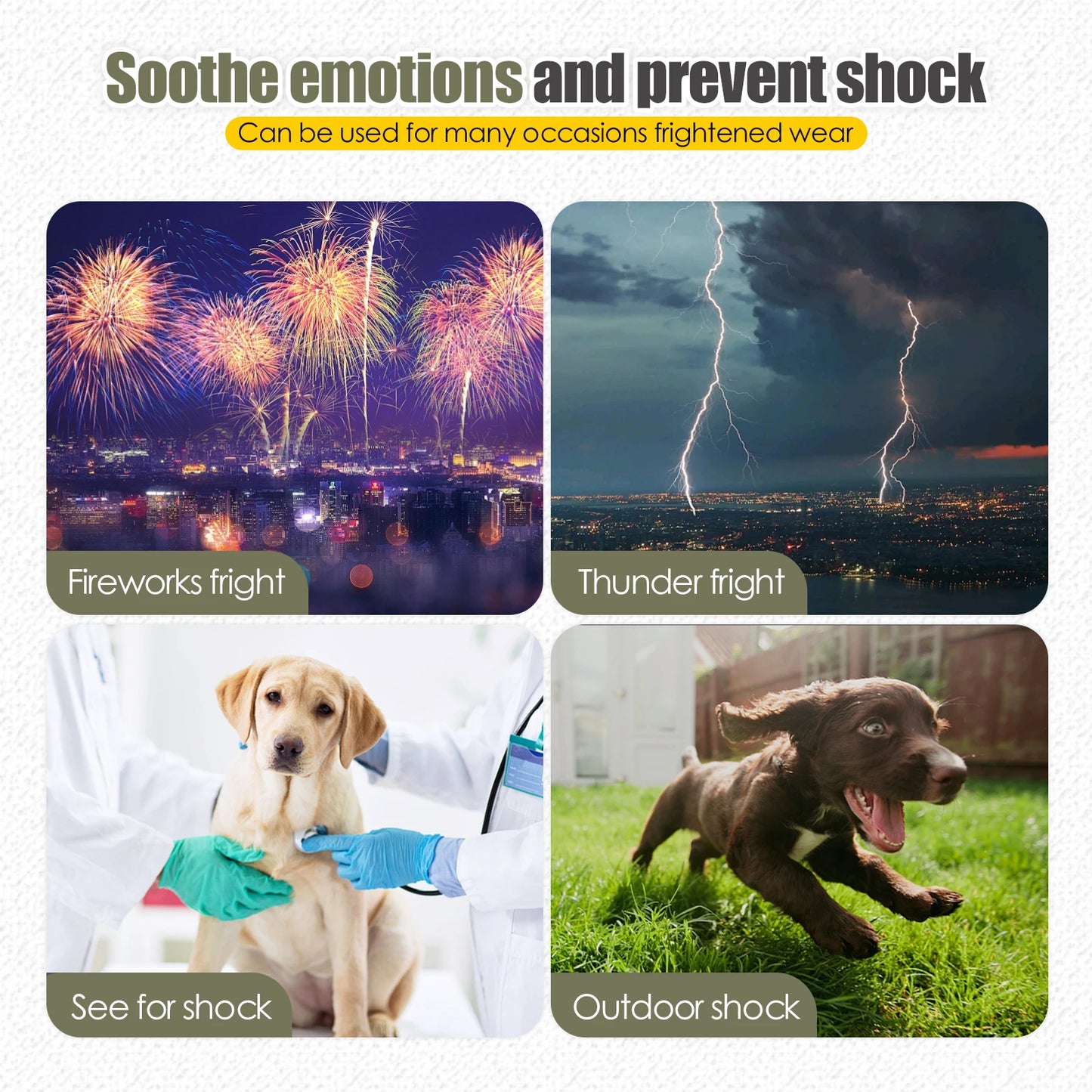 Anti Anxiety Vest for Dogs and Cats
