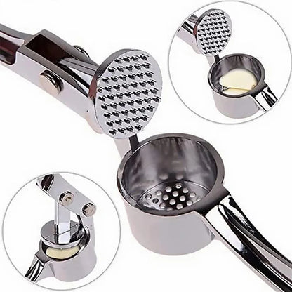 Dual-Use Garlic Press & Nut Cracker