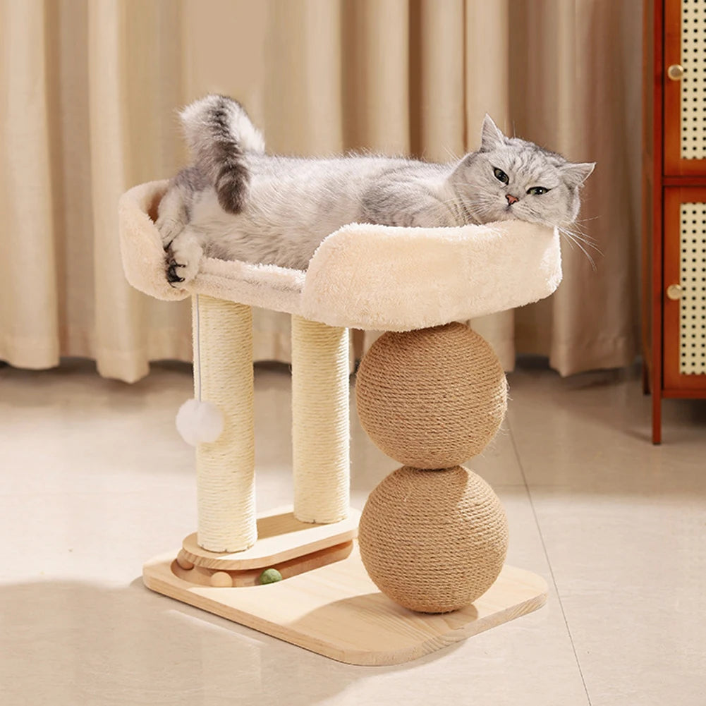Cat Climbing/Jumping Platform With Sisal Bed