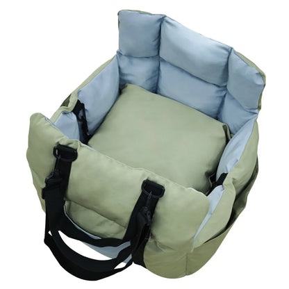 Portable Dog Car Seat with Storage Pocket