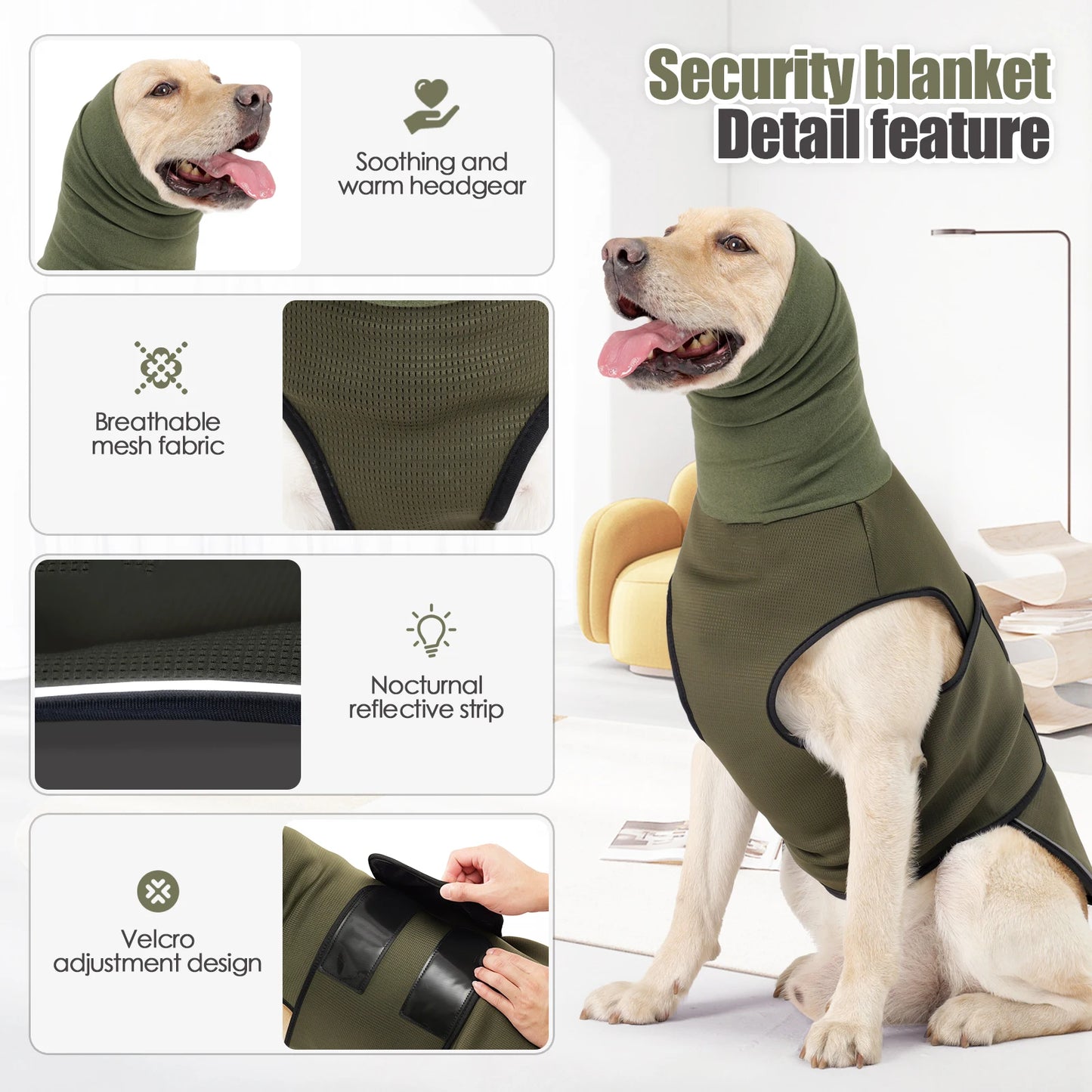 Anti Anxiety Vest for Dogs and Cats