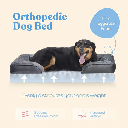 Comfortable, Breathable & Waterproof Orthopedic Dog Bed
